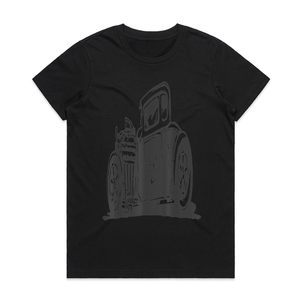 Stealth Hot Rod T-Shirt – Vintage Muscle Car Shadow Racer Tee