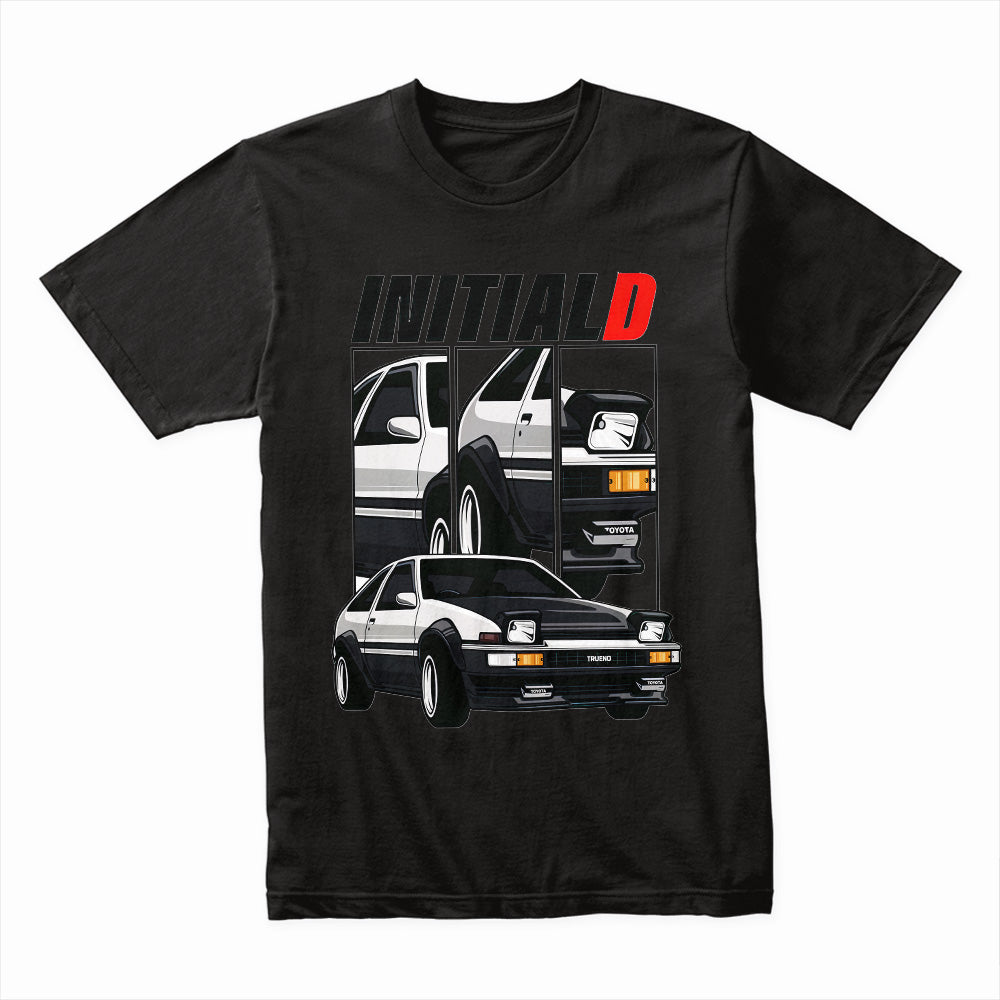 Initial D AE86 Trueno T-Shirt – JDM Drift Legends Edition!