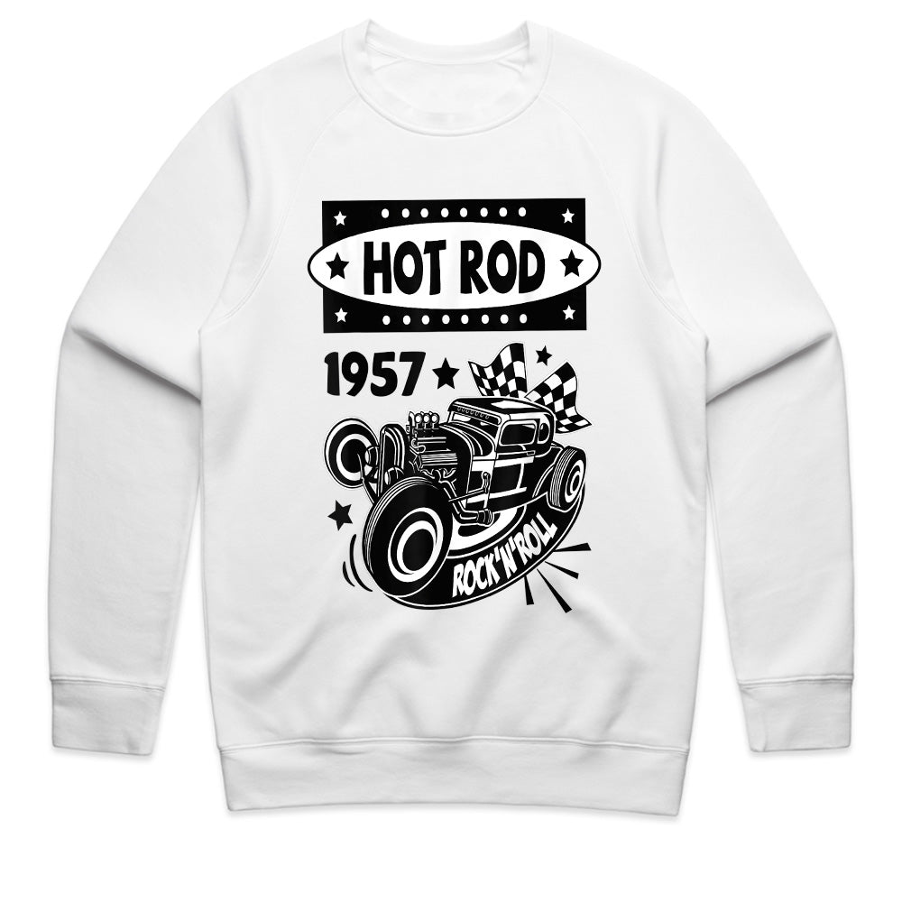 Hot Rod Rock 'N' Roll 1957 T-Shirt – Vintage 50s Classic Car Racing Design