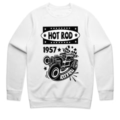 Hot Rod Rock 'N' Roll 1957 T-Shirt – Vintage 50s Classic Car Racing Design