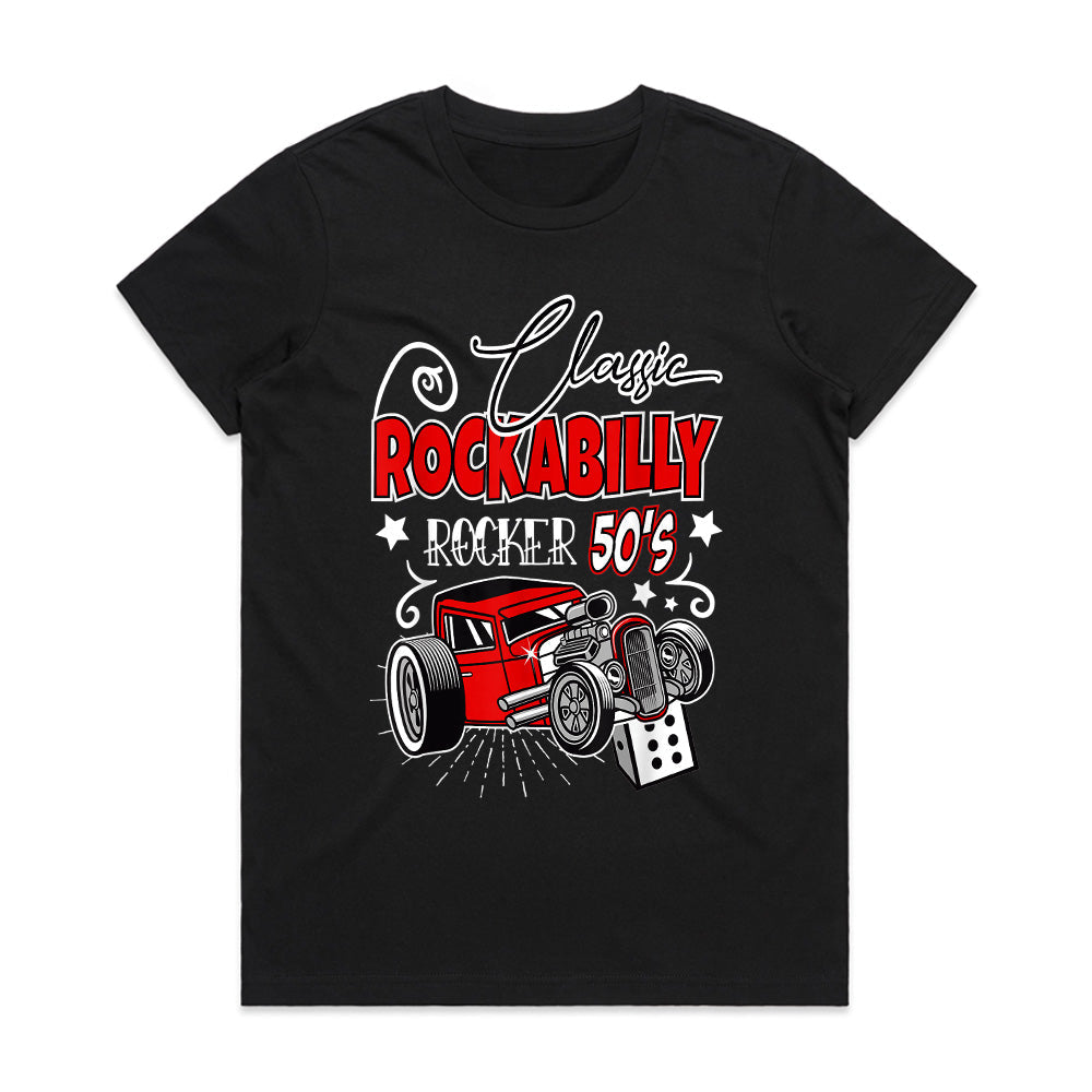 Classic Rockabilly Hot Rod – 50s Vintage Car T-Shirt