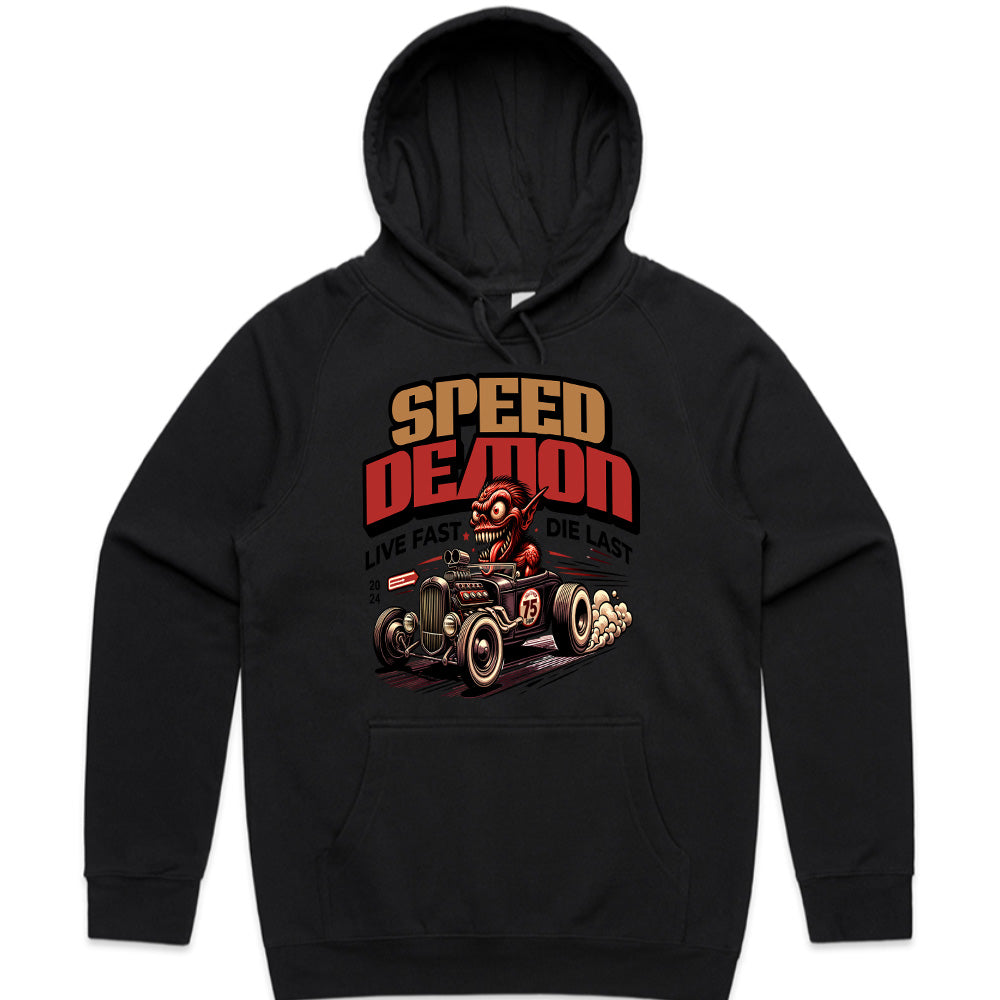 "Speed Demon" Hot Rod T-Shirt – Retro Rat Rod Racing & Vintage Muscle Art