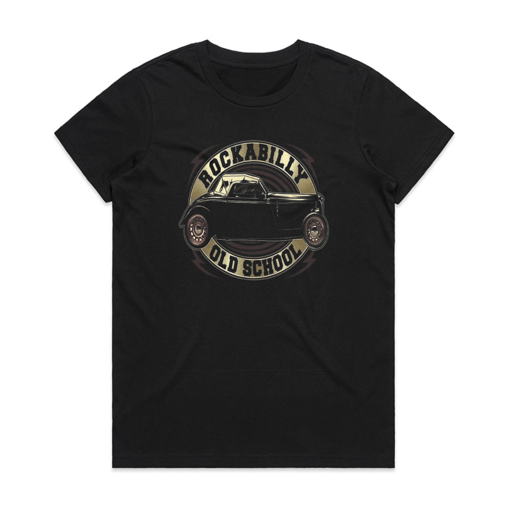 Rockabilly Old School Hot Rod T-Shirt – Vintage Classic Car Retro Style