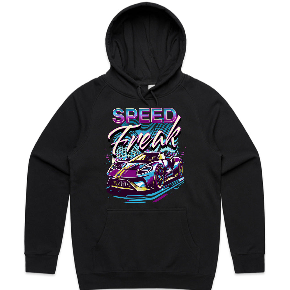 "Speed Freak" Neon Street Racing Sports Car T-Shirt – Futuristic Turbocharged Racer Tee