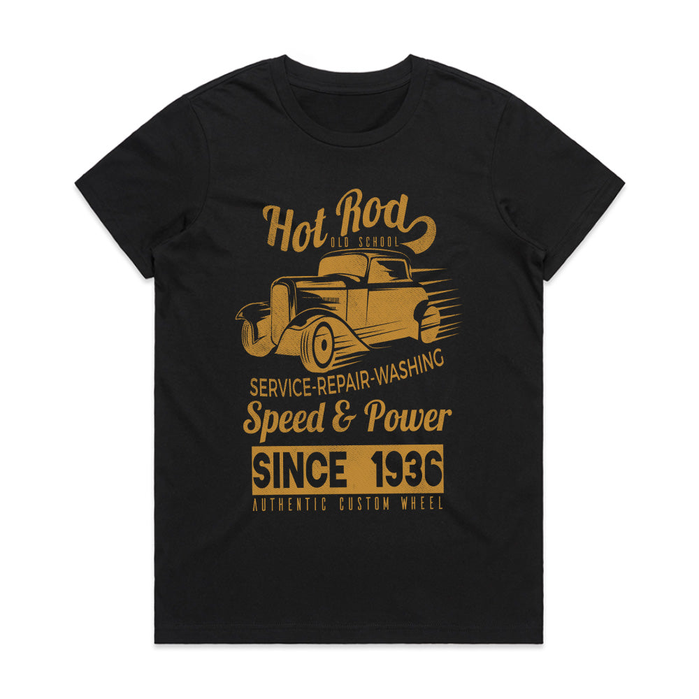 Hot Rod Old School T-Shirt – Vintage Speed & Power Classic Car Design