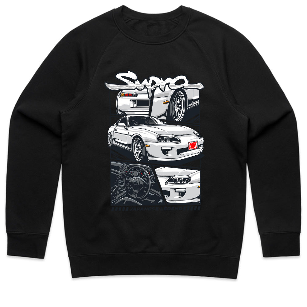 Toyota Supra A80 – Japanese Legend Manga-Style T-Shirt