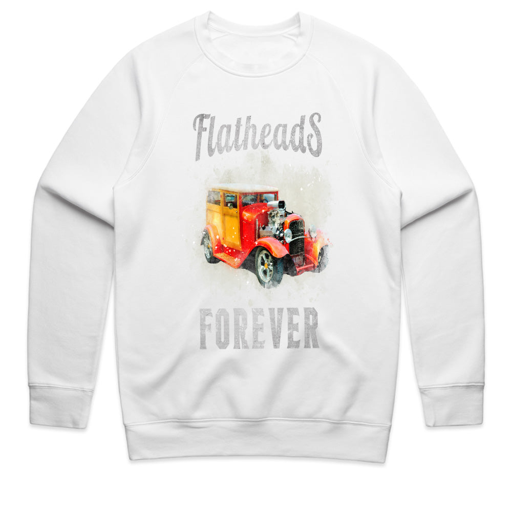 Flatheads Forever T-Shirt – Classic Hot Rod Vintage Car Enthusiast Tee