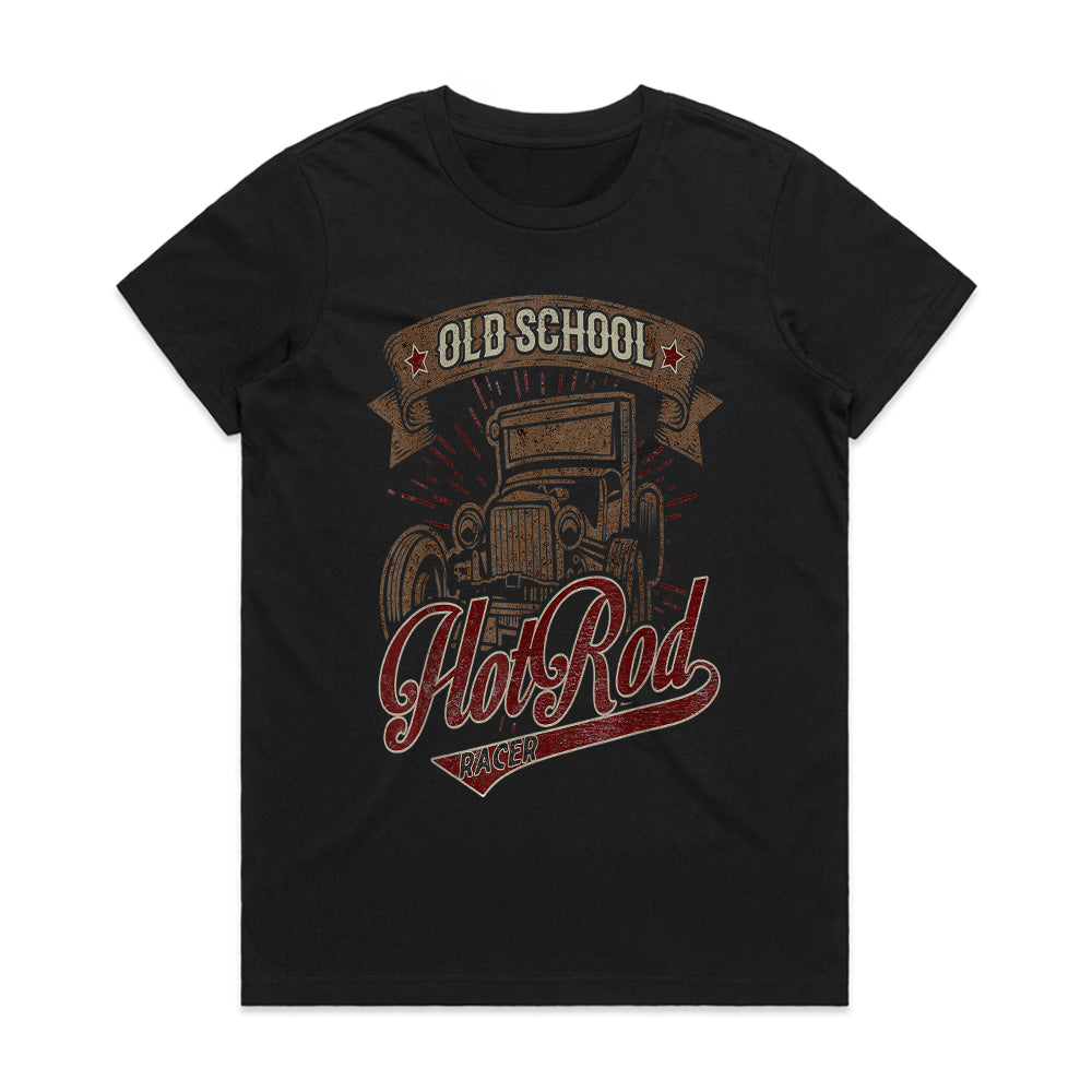 Old School Hot Rod Racer – Vintage Car Enthusiast T-Shirt