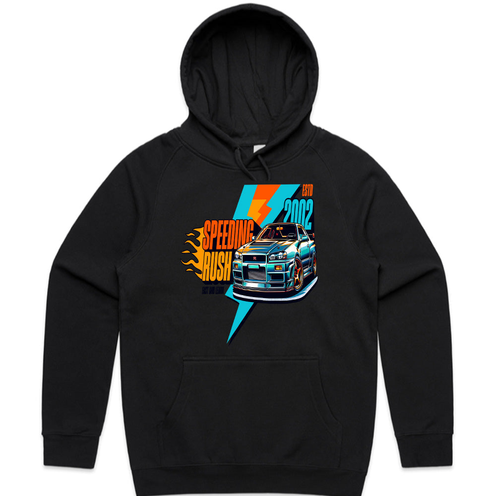 Speeding Rush – JDM Turbocharged Street Racing T-Shirt