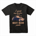 "I Spent My Stimulus Check on Hot Rod Parts" T-Shirt – Funny Classic Car Enthusiast Tee