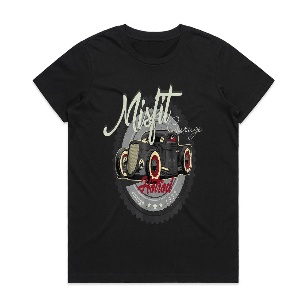 Misfit Garage 1932 Hot Rod Vintage T-Shirt – Classic Car Enthusiast Tee