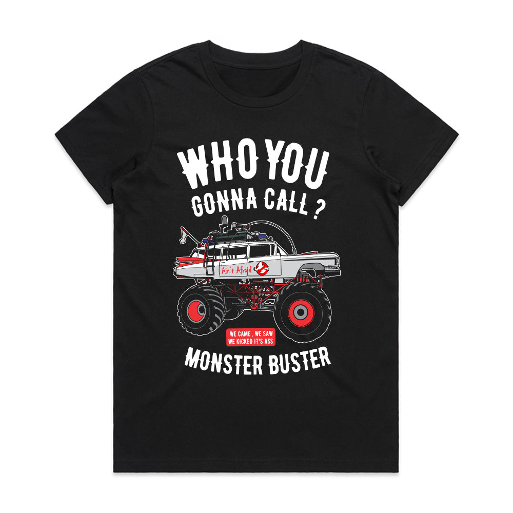 Monster Buster T-Shirt – Who You Gonna Call? Paranormal Off-Road Truck Tee