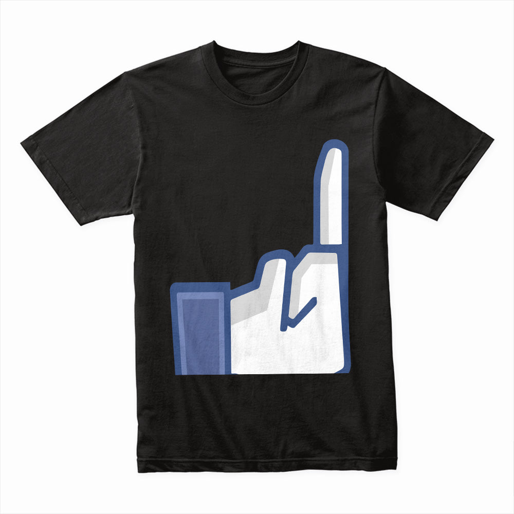 Bold Graphic "Thumbs Up" T-Shirt – Playful Design with a Twist