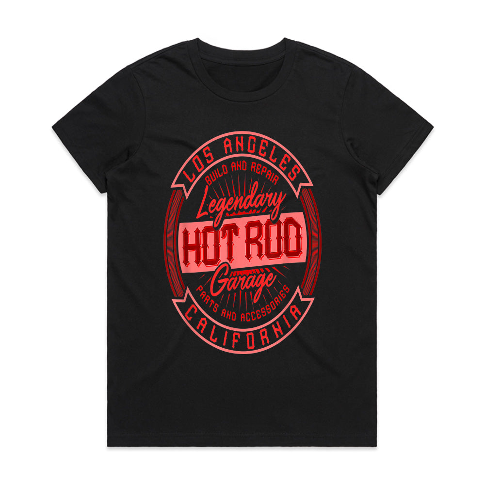 Legendary Hot Rod Garage T-Shirt – Vintage Muscle Car Mechanic Tee for Classic Car Enthusiasts