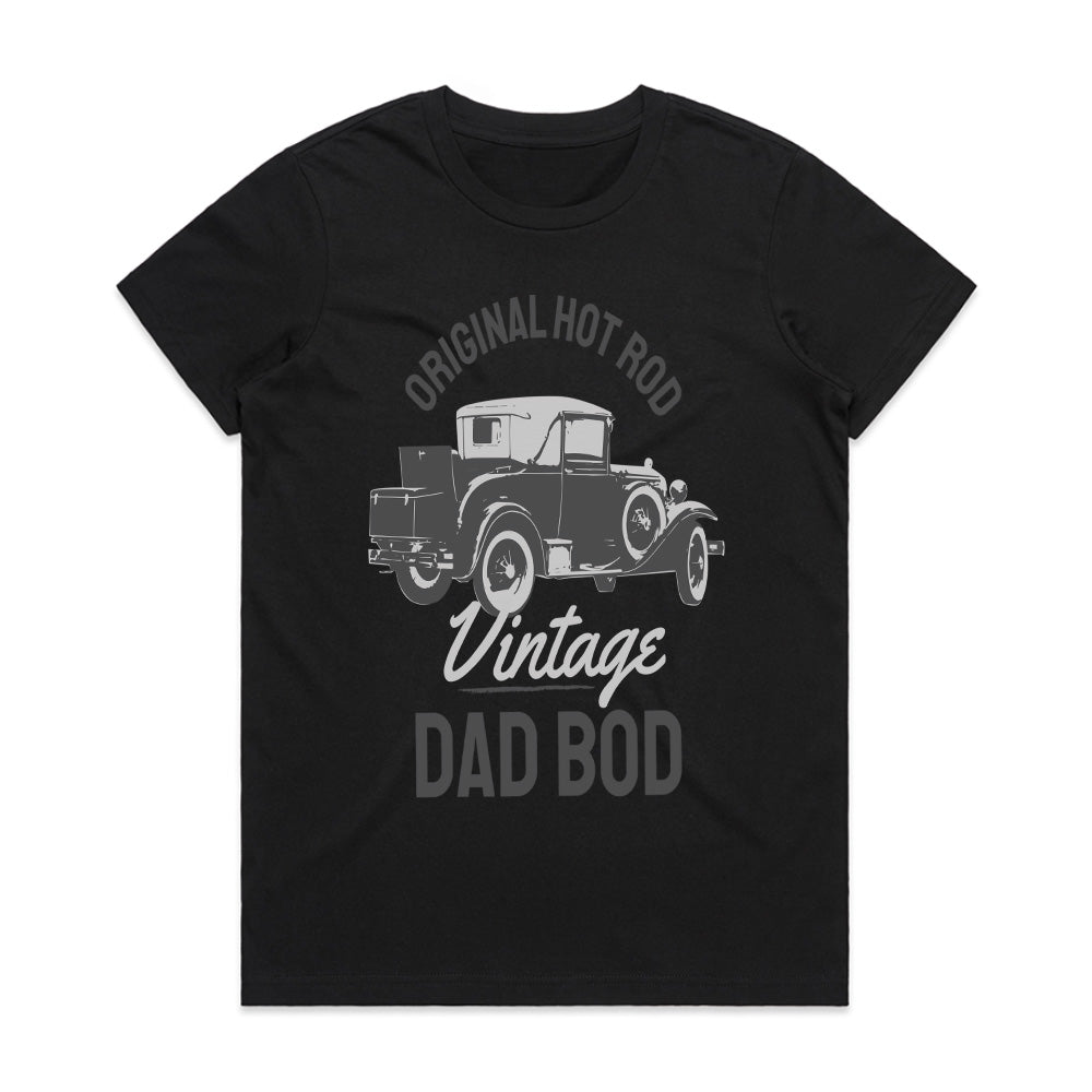 Original Hot Rod Vintage Dad Bod T-Shirt – Classic Car Lover’s Tee