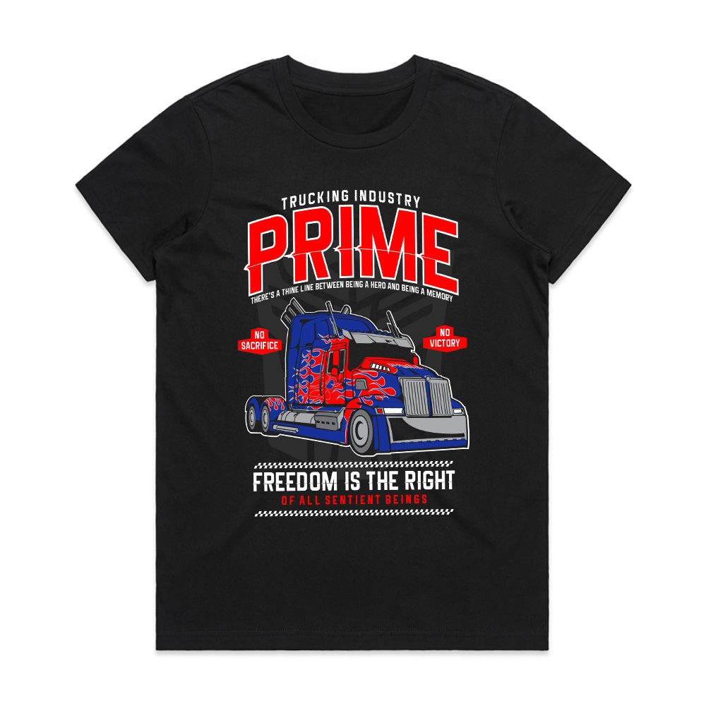 Trucking Industry PRIME T-Shirt – Big Rig Heroic Semi-Truck Design