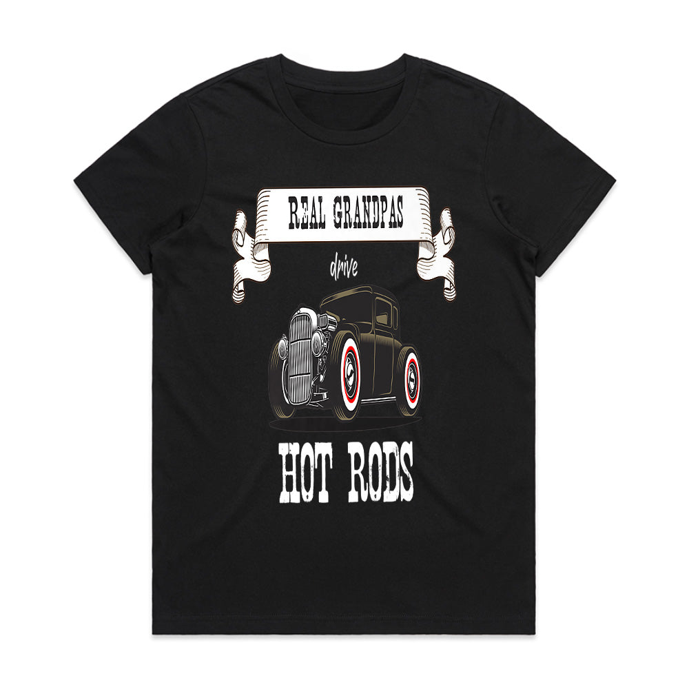 Real Grandpas Drive Hot Rods – Vintage Car Lover Classic T-Shirt
