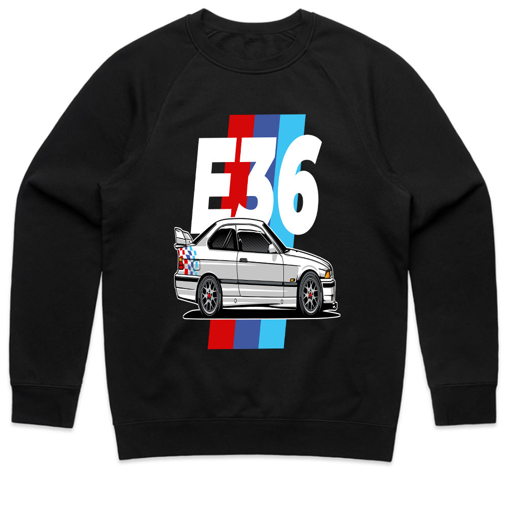 BMW E36 M Power – Classic Motorsport Graphic T-Shirt