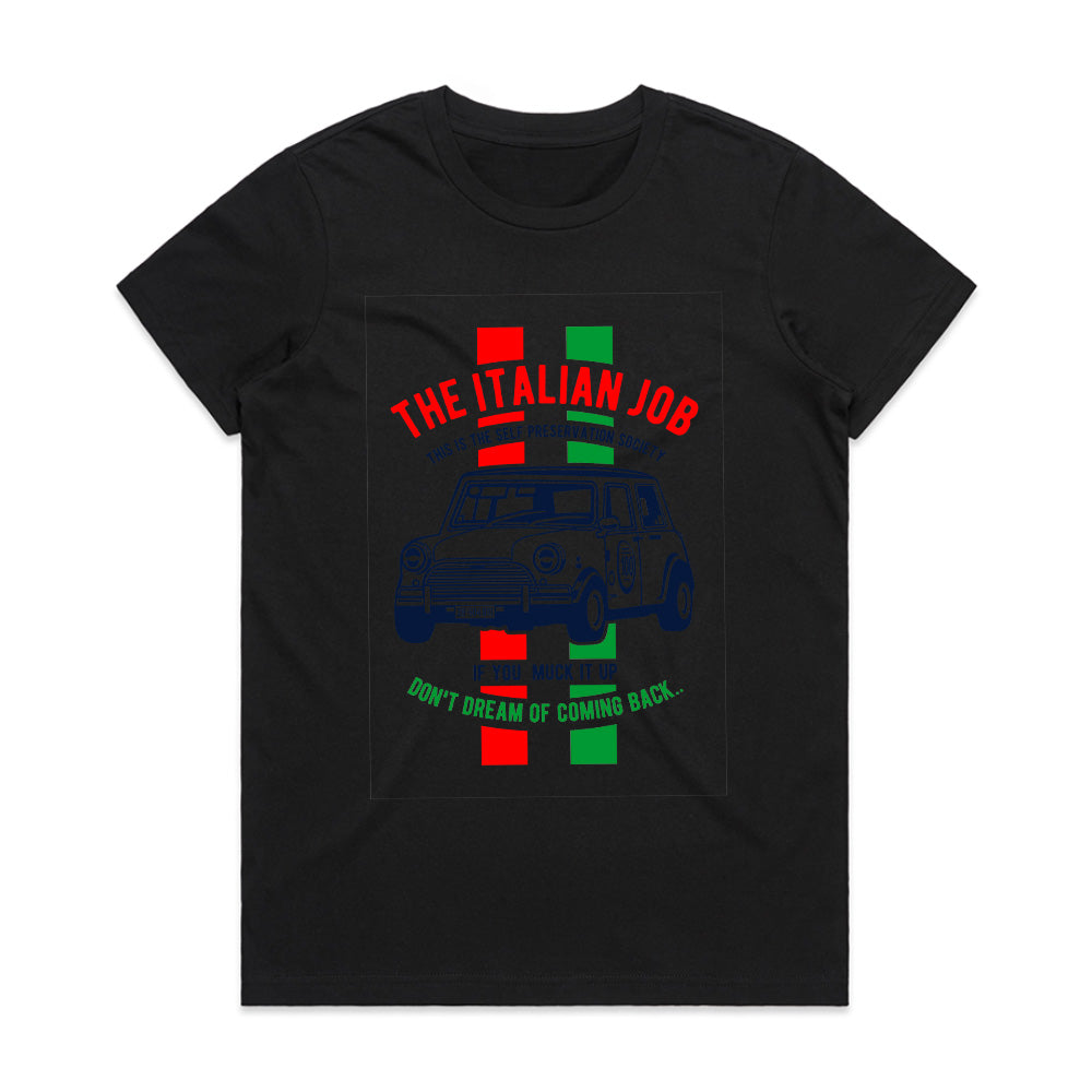 The Italian Job Classic Mini Cooper T-Shirt – Retro Heist Style!