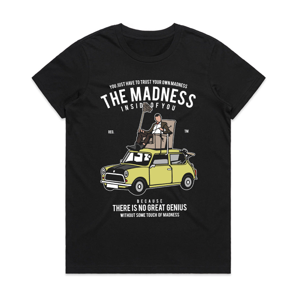 The Madness T-Shirt – Embrace the Genius Within!
