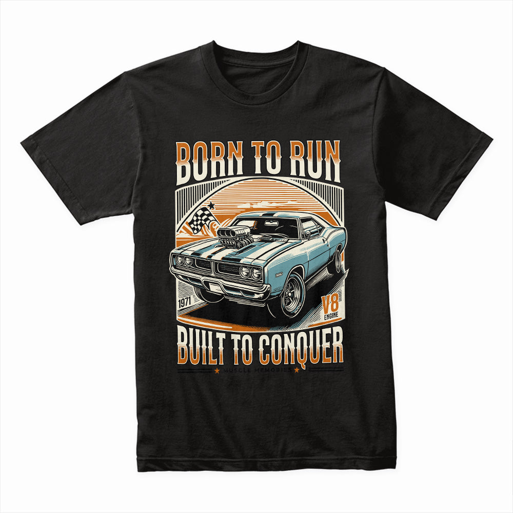 Born to Run – Vintage Muscle Car Power Tee