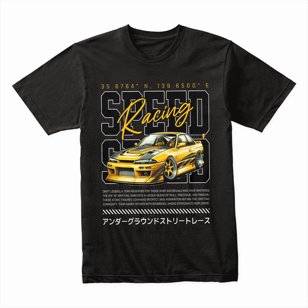 Speed Racing Drift – JDM Street Racer White T-Shirt