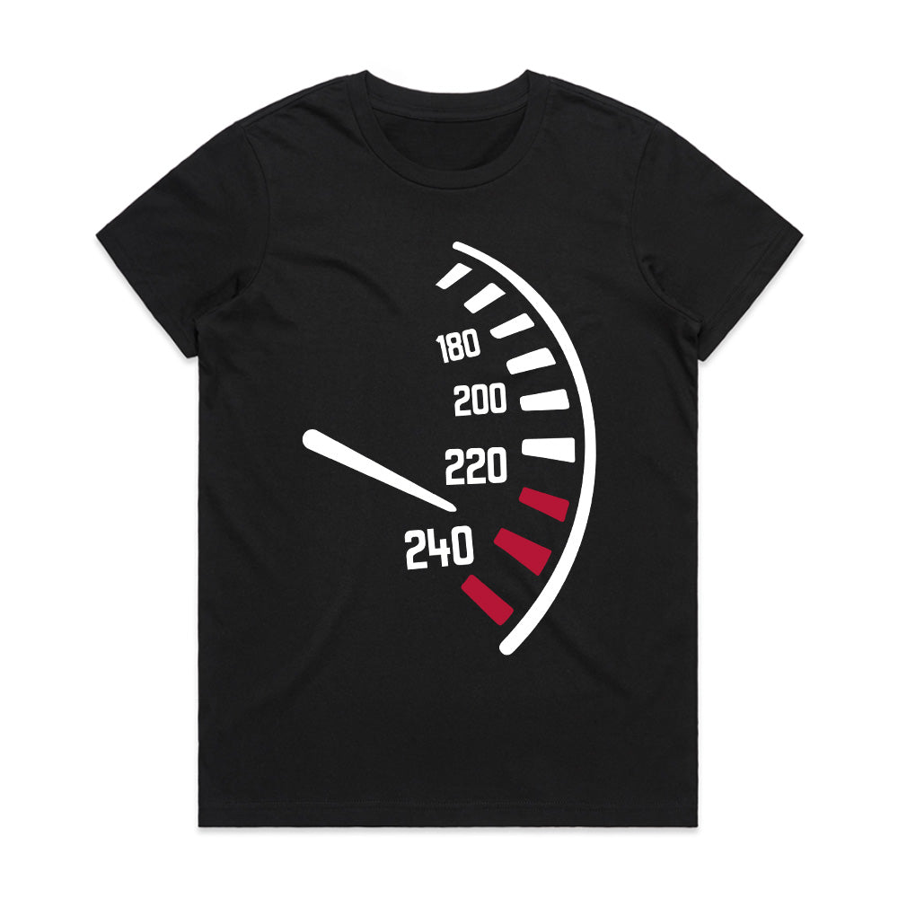 Speedometer Maxed Out T-Shirt – For True Speed Enthusiasts!