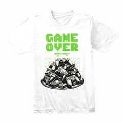 Retro "Game Over – Continue?" Gamer T-Shirt – Ultimate Controller Tribute
