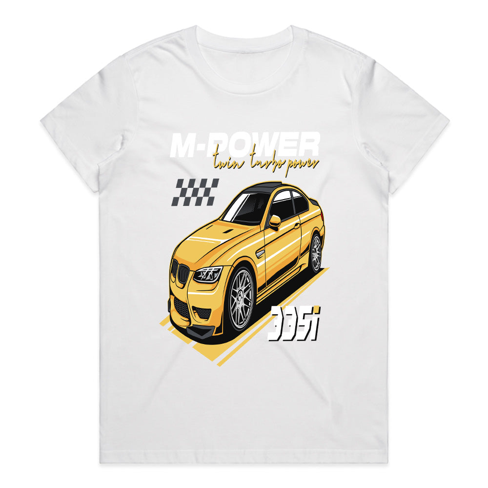 BMW 335i M-Power – Twin Turbo Performance T-Shirt