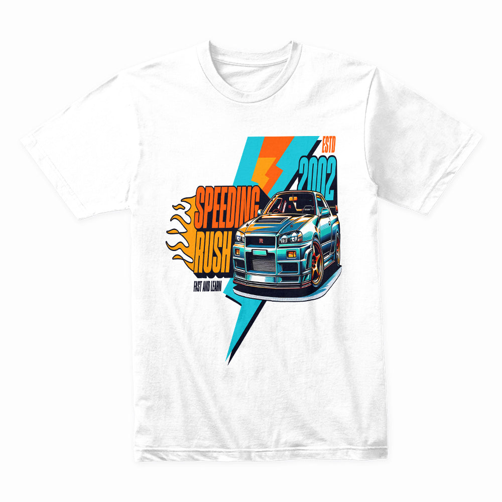 Speeding Rush – JDM Turbo Racer Streetwear T-Shirt