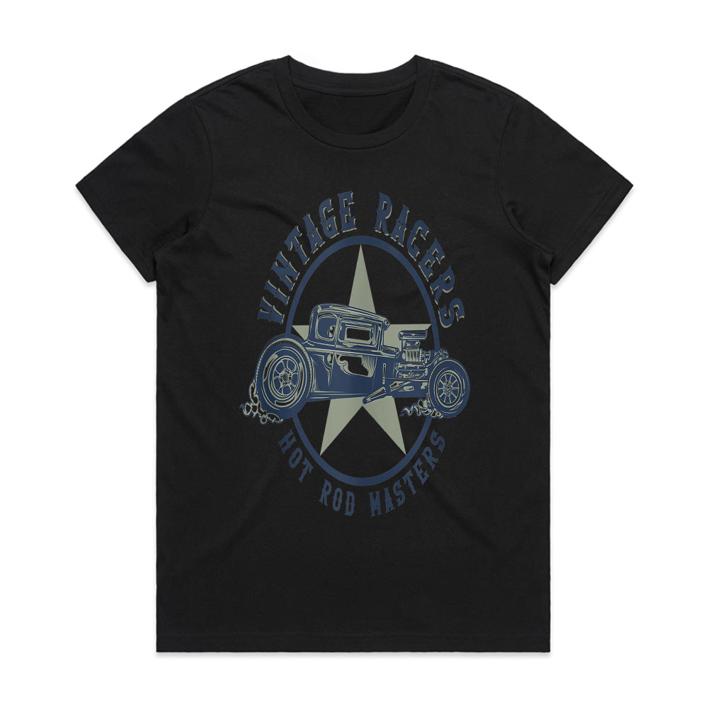Vintage Racers – Hot Rod Masters Classic Car T-Shirt