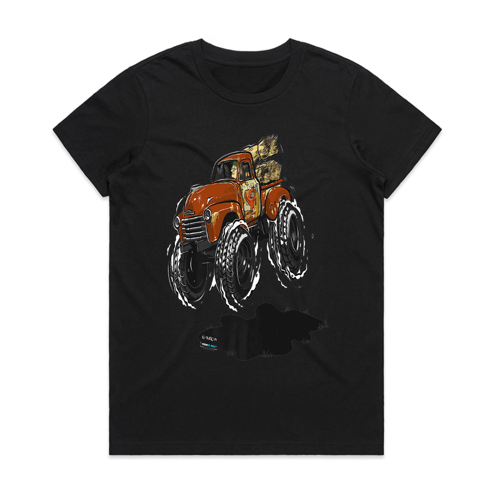 Vintage Monster Truck – Classic Off-Road Farm Pickup T-Shirt