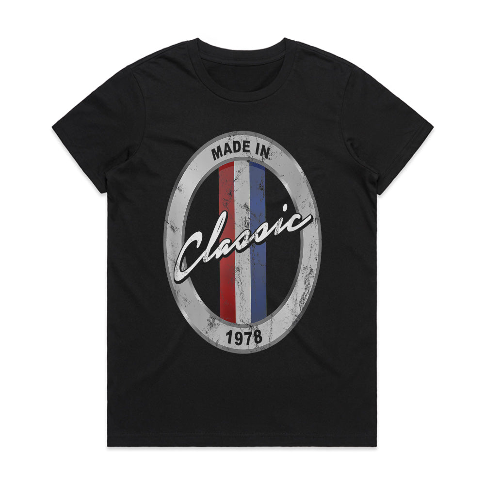 Classic Made in 1978 – Vintage Retro Hot Rod Birthday T-Shirt