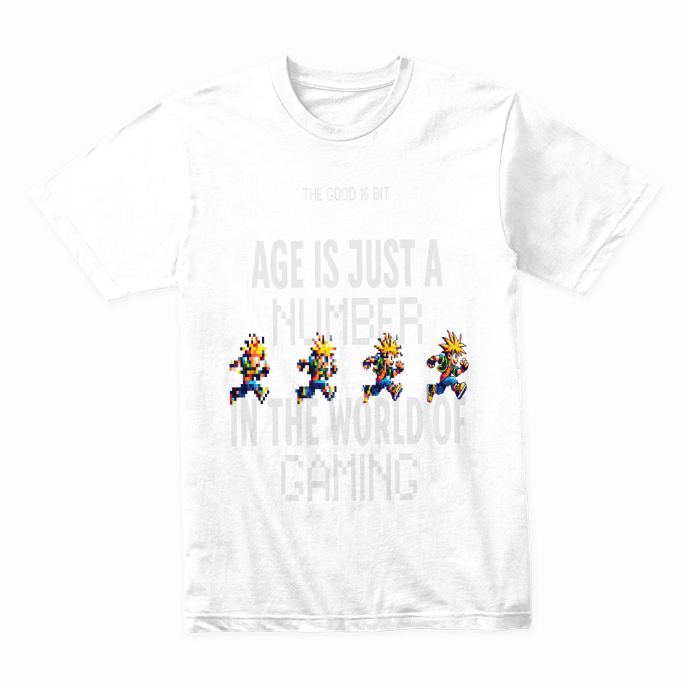 16-Bit Retro Gamer T-Shirt – "Age is Just a Number in Gaming"