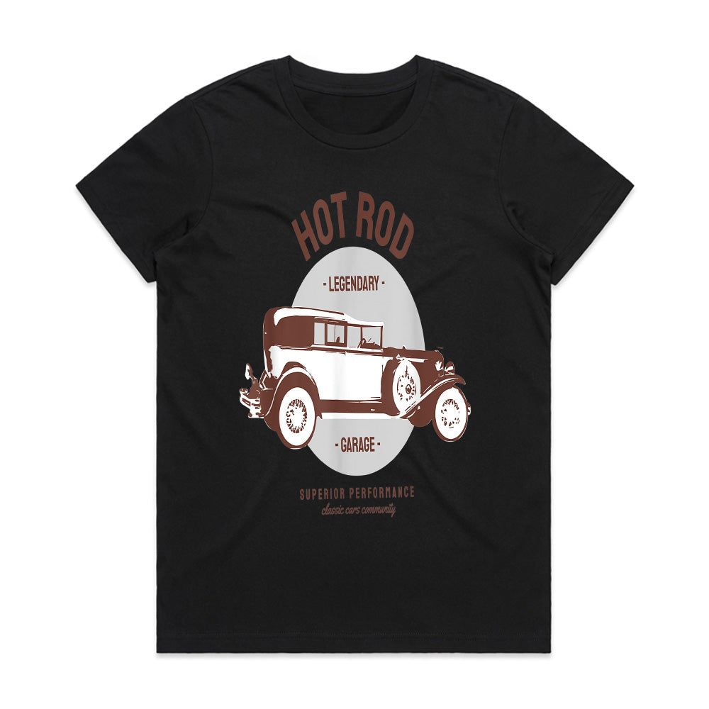 Legendary Hot Rod Garage – Vintage Classic Car Enthusiast T-Shirt