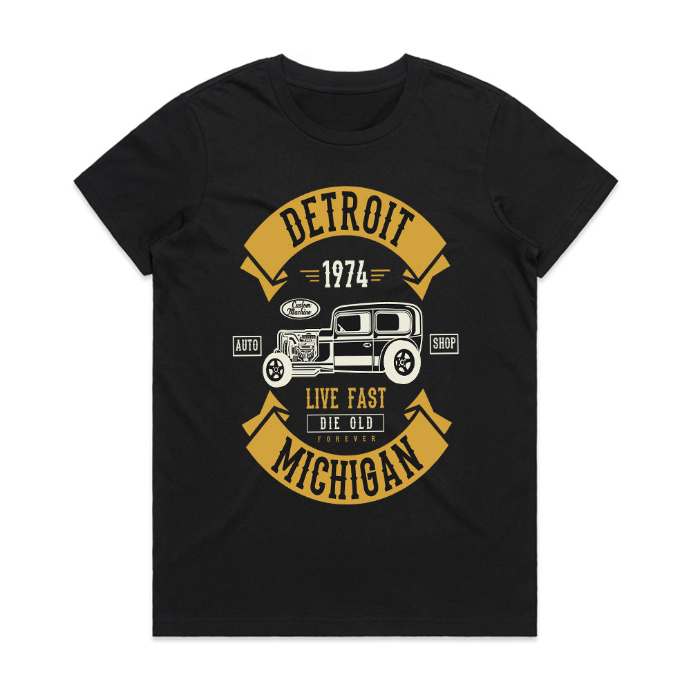 Detroit 1974 Hot Rod Classic – Vintage Muscle Car T-Shirt
