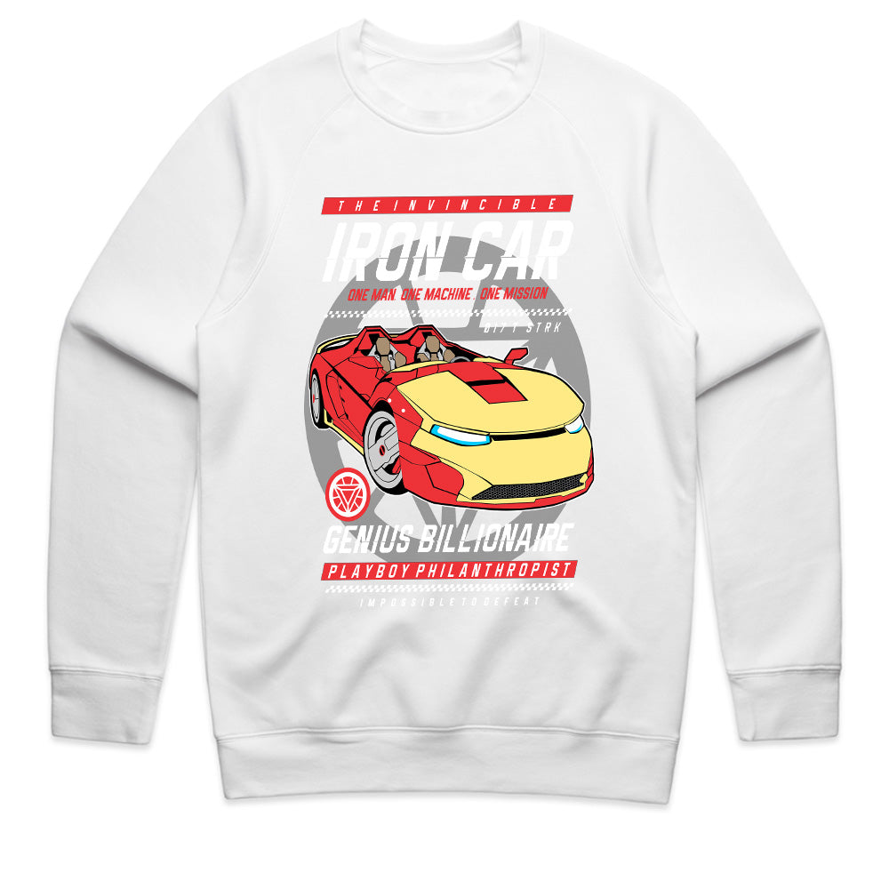Iron Car T-Shirt – Genius, Billionaire, Playboy, Philanthropist Tribute