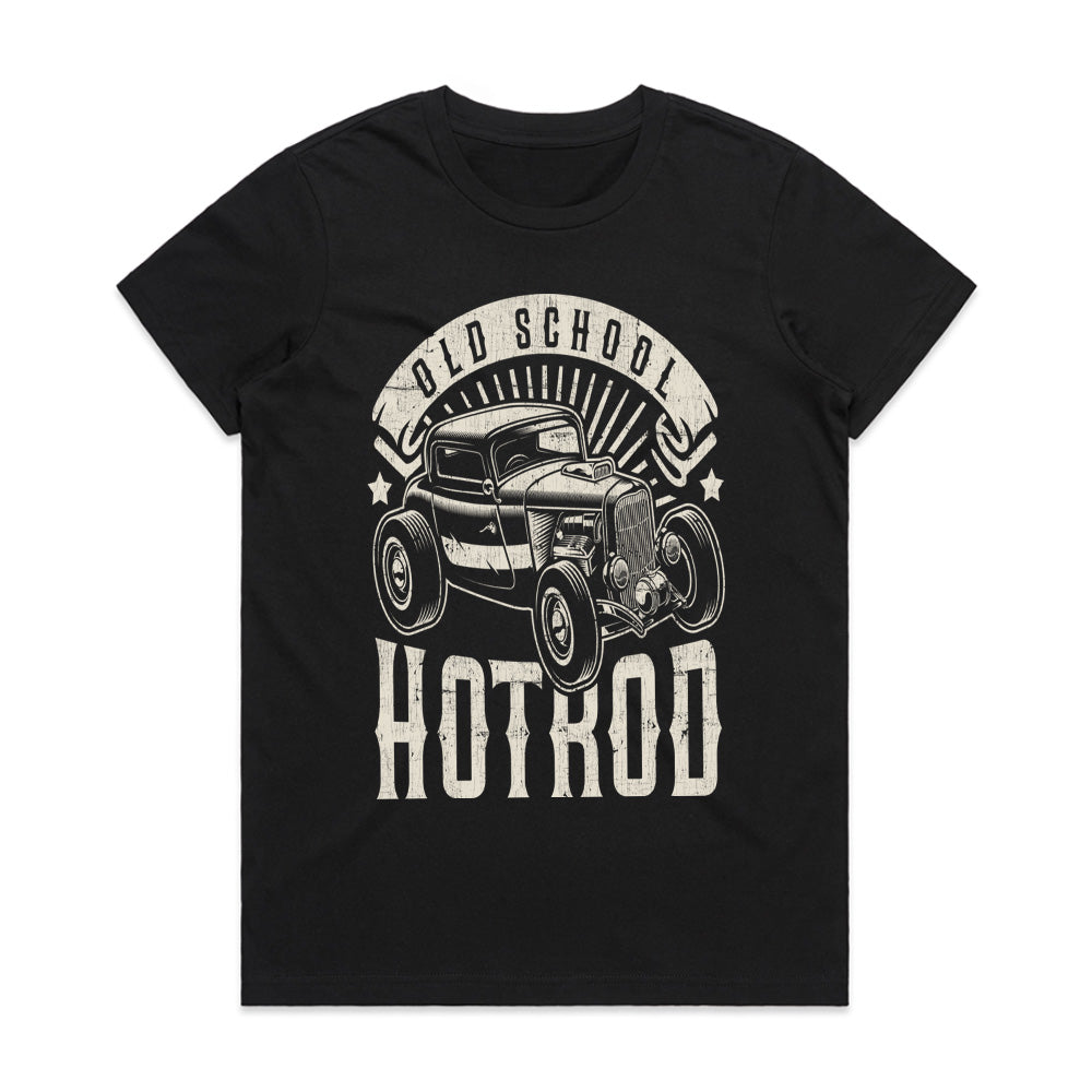 Old School Hot Rod T-Shirt – Vintage Classic Car Enthusiast Tee