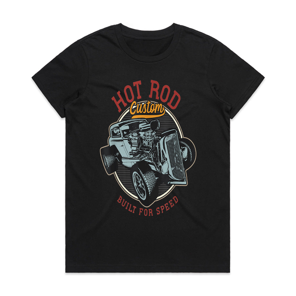 Vintage Hot Rod Custom T-Shirt – Built for Speed, Classic Muscle Car Apparel