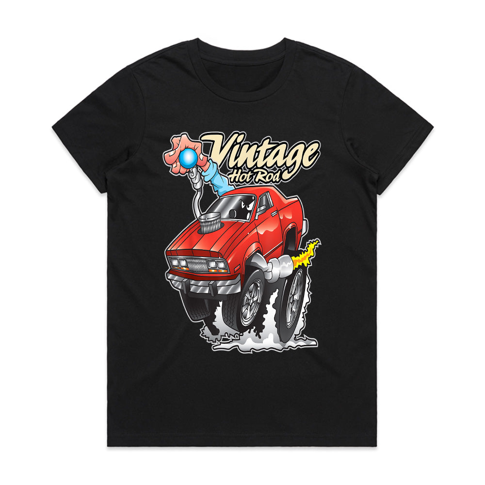 Vintage Hot Rod Gasser Cartoon T-Shirt – Classic Street Racing Muscle Car Tee