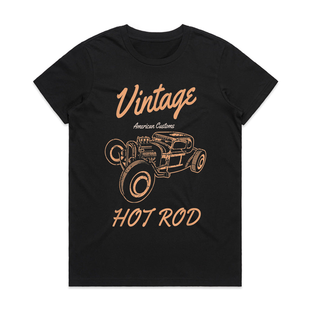 Vintage Hot Rod T-Shirt – Classic American Custom Car Retro Tee