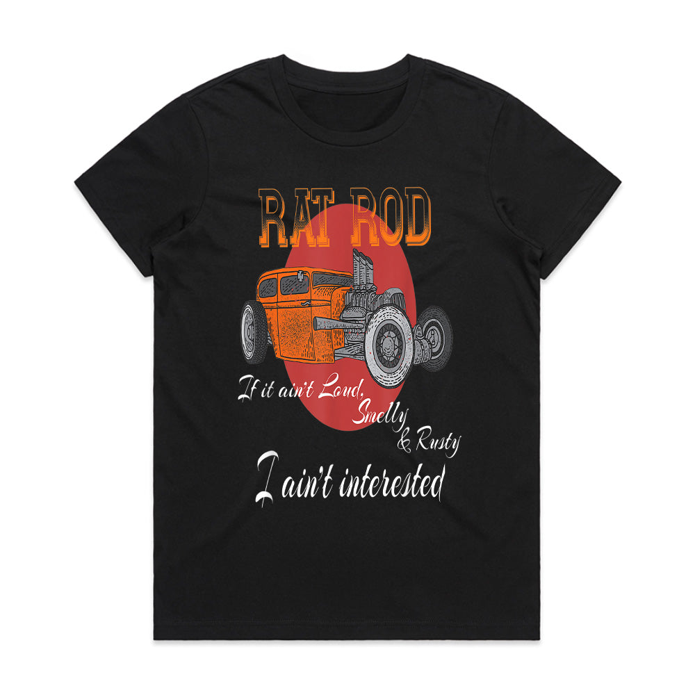Rat Rod Vintage T-Shirt – Loud, Smelly & Rusty Custom Car Tee