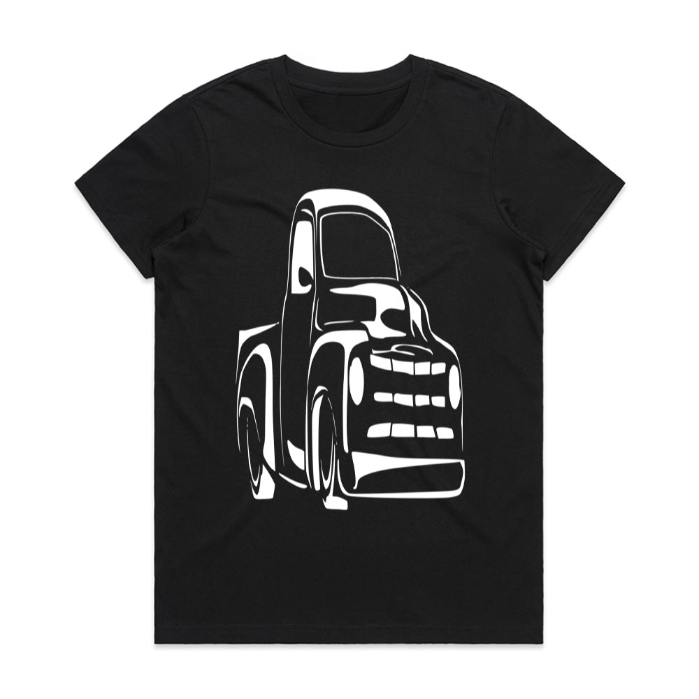 Vintage Lowrider Hot Rod Truck T-Shirt – Classic Pickup Truck Enthusiast Tee
