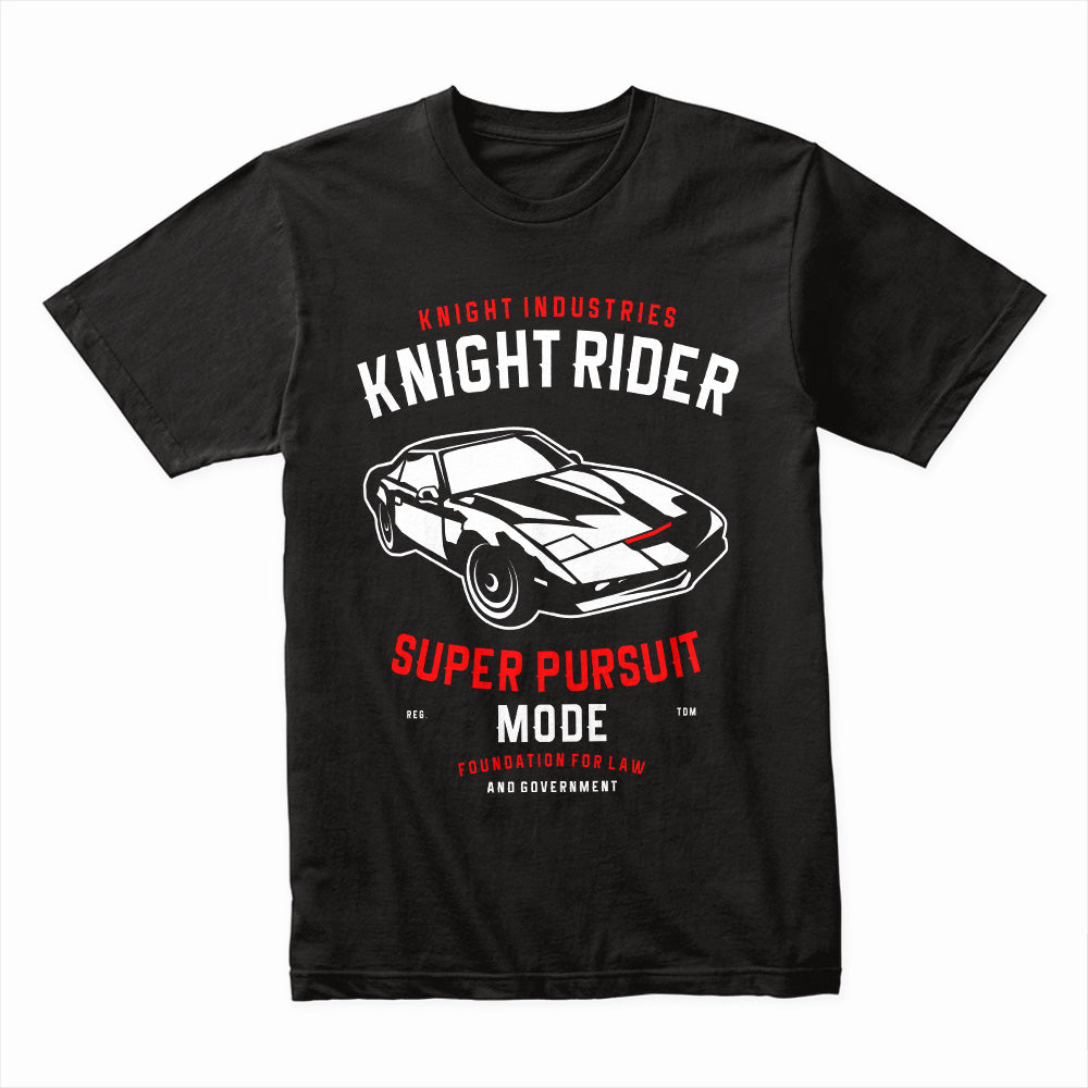 Knight Rider Super Pursuit Mode T-Shirt – Iconic 80s TV Classic!
