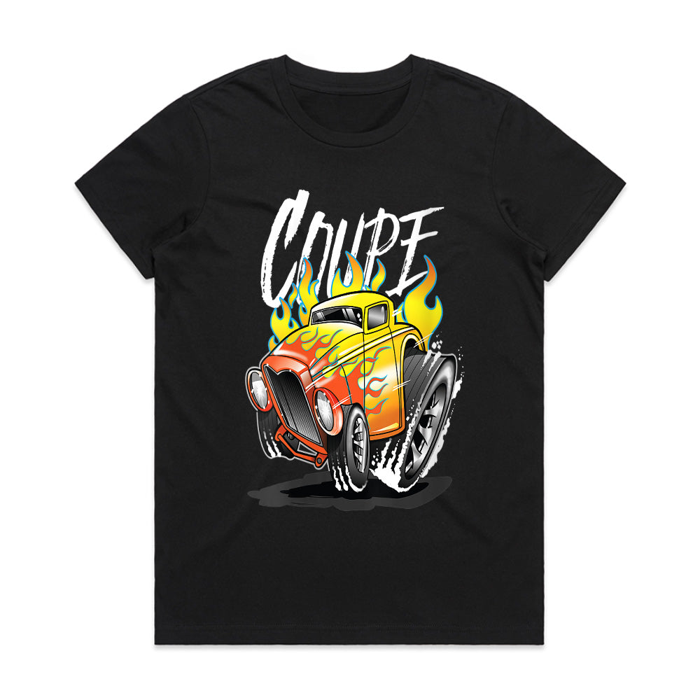 Flaming Coupe Hot Rod Sweatshirt" – Vintage Gasser Style