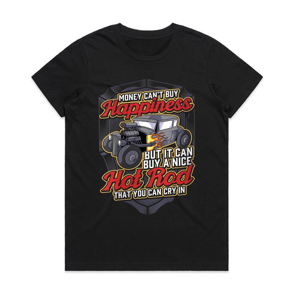 Happiness is a Hot Rod" Vintage Car Enthusiast Sweatshirt
