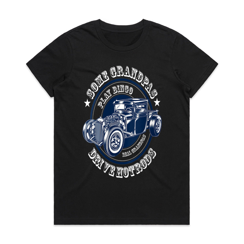 Hot Rod Grandpa Sweatshirt – Some Grandpas Play Bingo, Real Grandpas Drive Hot Rods