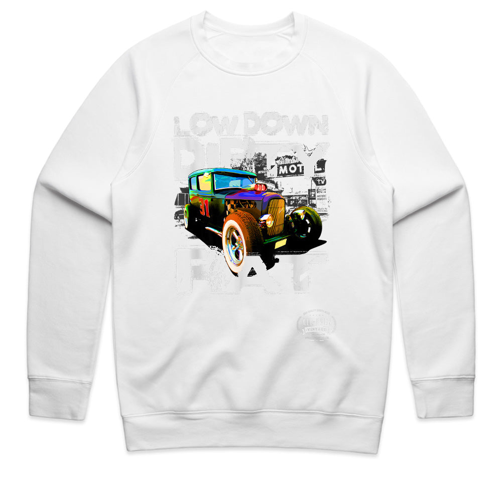 Low Down Dirty Rat – Vintage Hot Rod T-Shirt