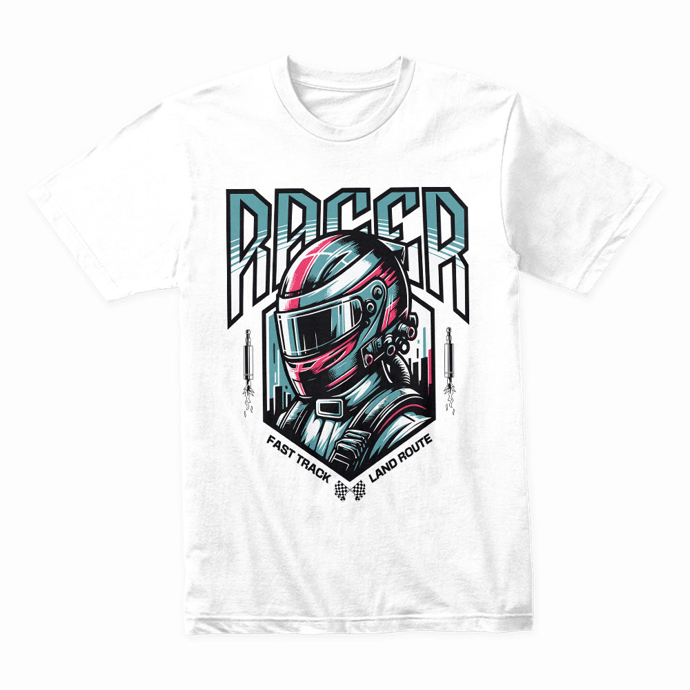 RACER – Futuristic Motorsport Warrior Streetwear T-Shirt