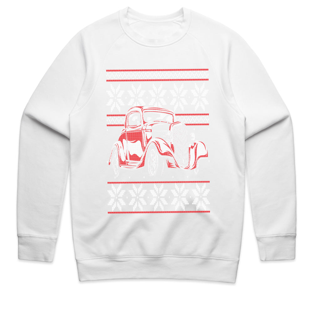 Classic Hot Rod Ugly Christmas Sweater T-Shirt